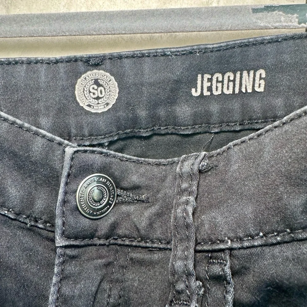 SO Womens Juniors Size‎ 1 Black Low Rise Jegging Skinny Jeans